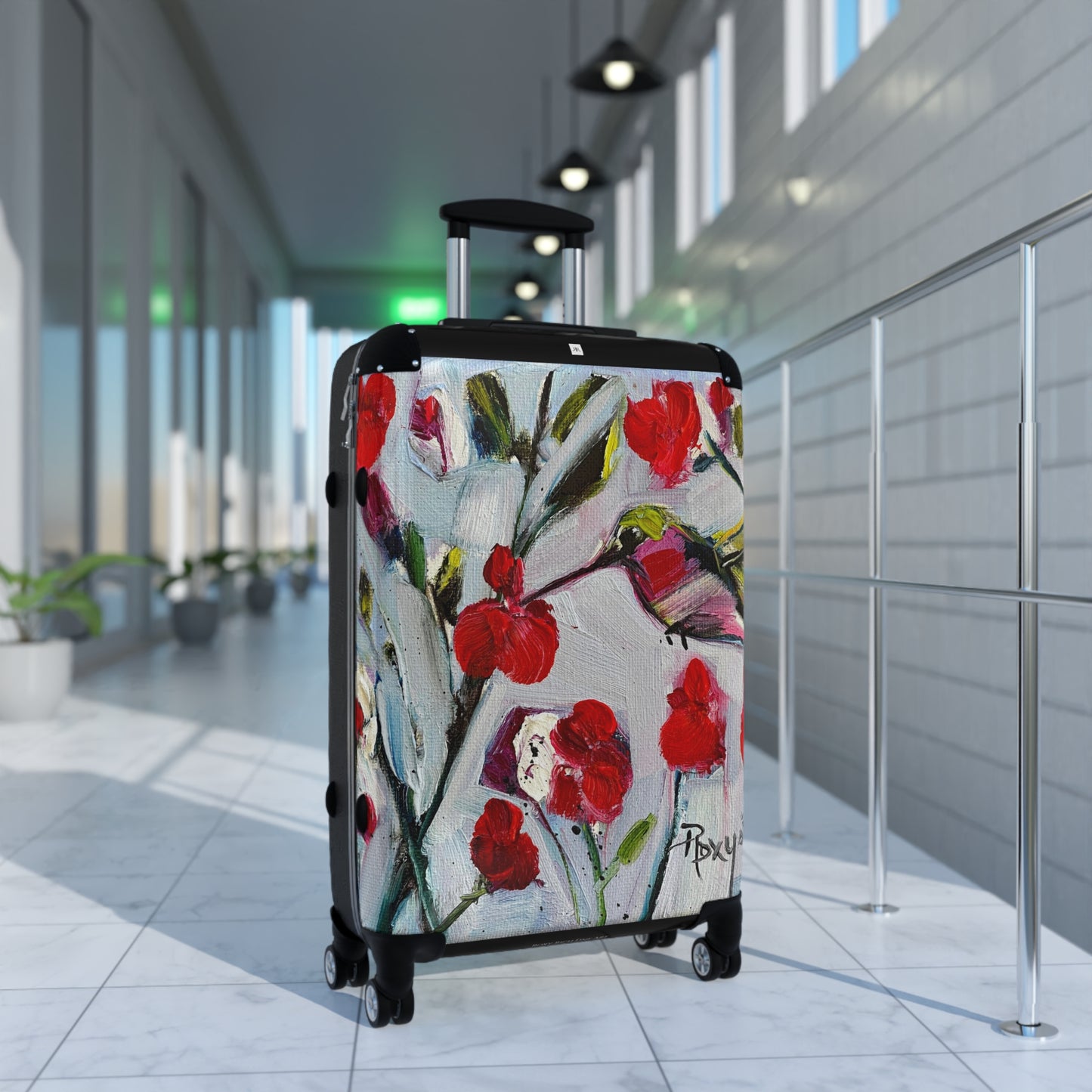 Hotlips Hummingbird Carry on Suitcase (Choose from 3 sizes)