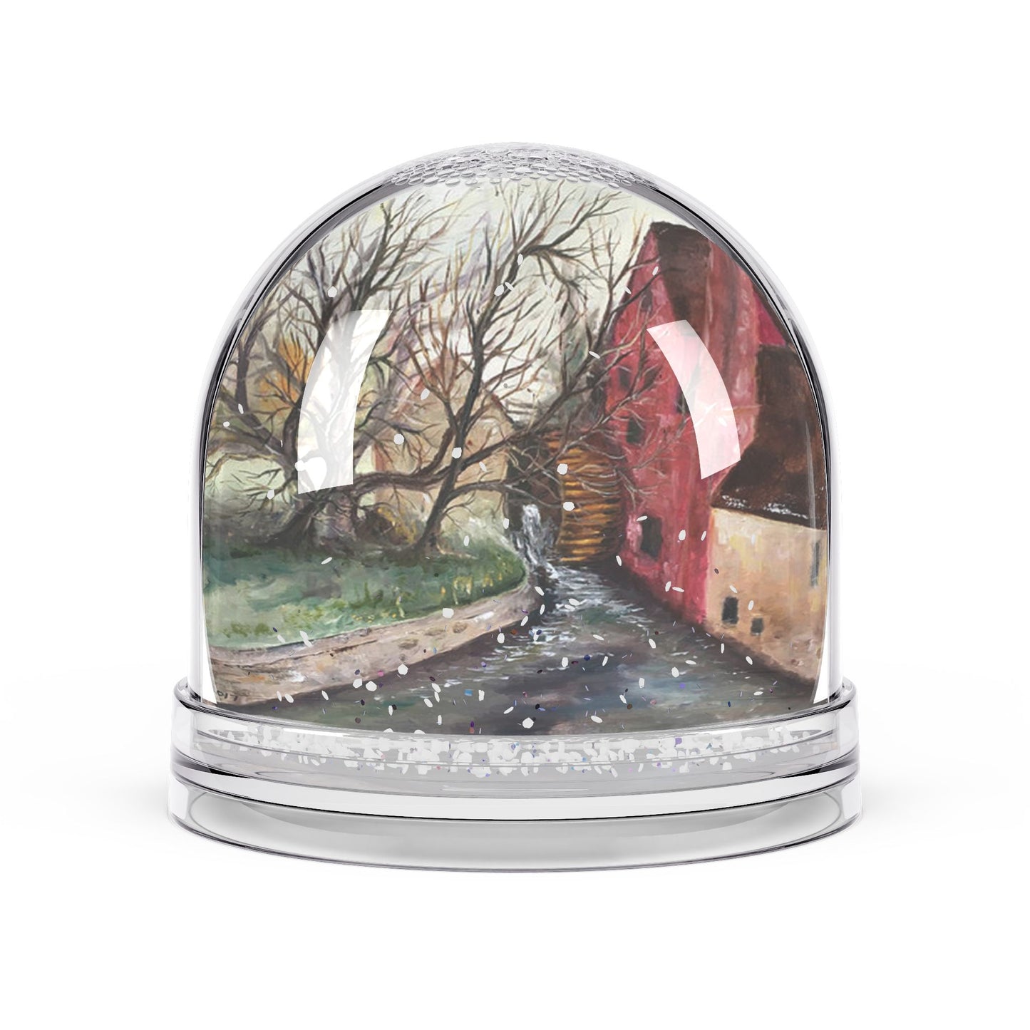 Snow Globe - Beautiful Cotswolds Village-The Old Mill in Lower Slaughter