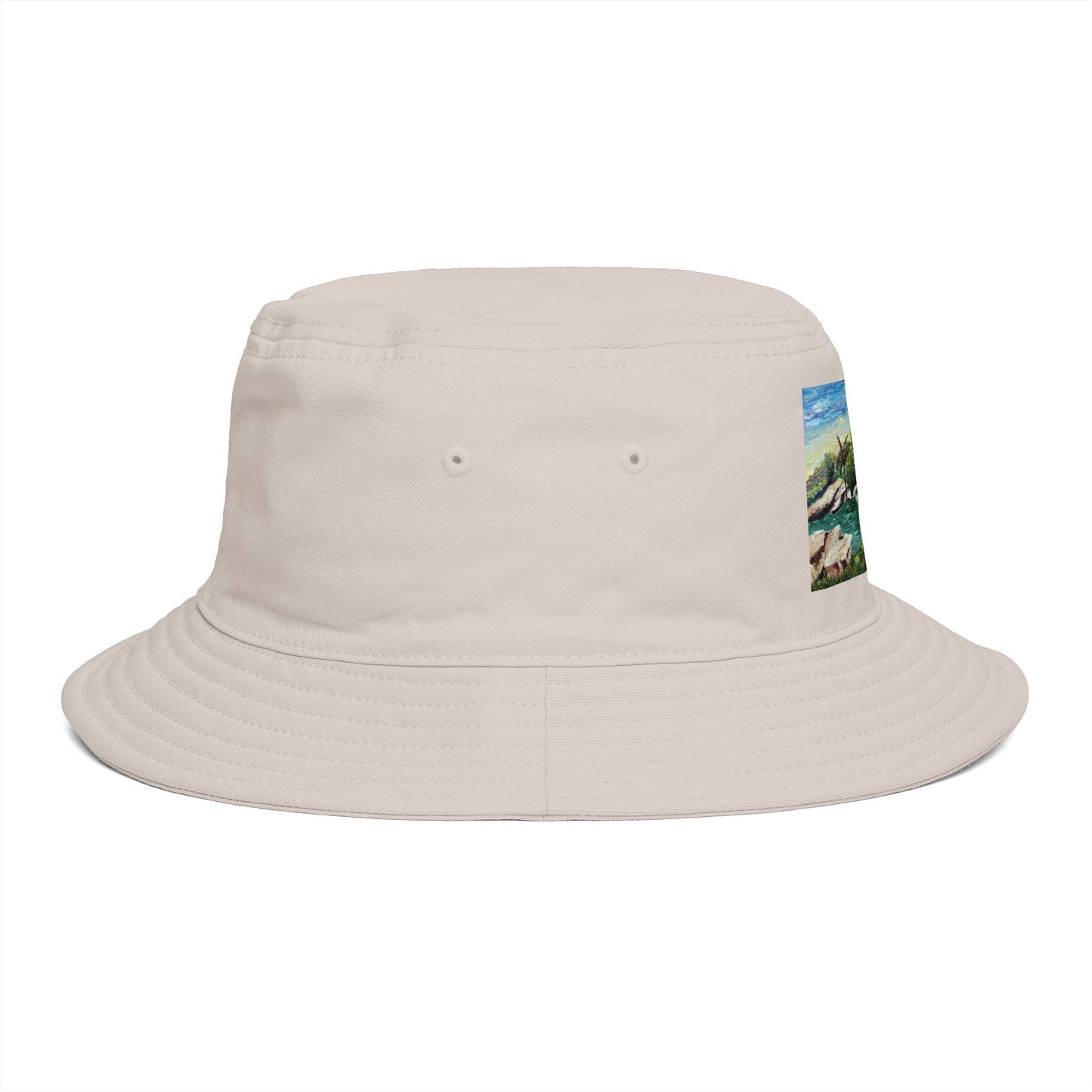 Roxy Rich Fine Art - The Pond at GBV - Bucket Hat — Stylish Durable Travel Hat