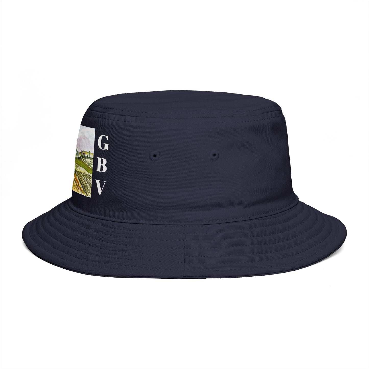 Roxy Rich Fine Art -Road Down from the Villa-GBV- Bucket Hat — Stylish Durable Travel Hat