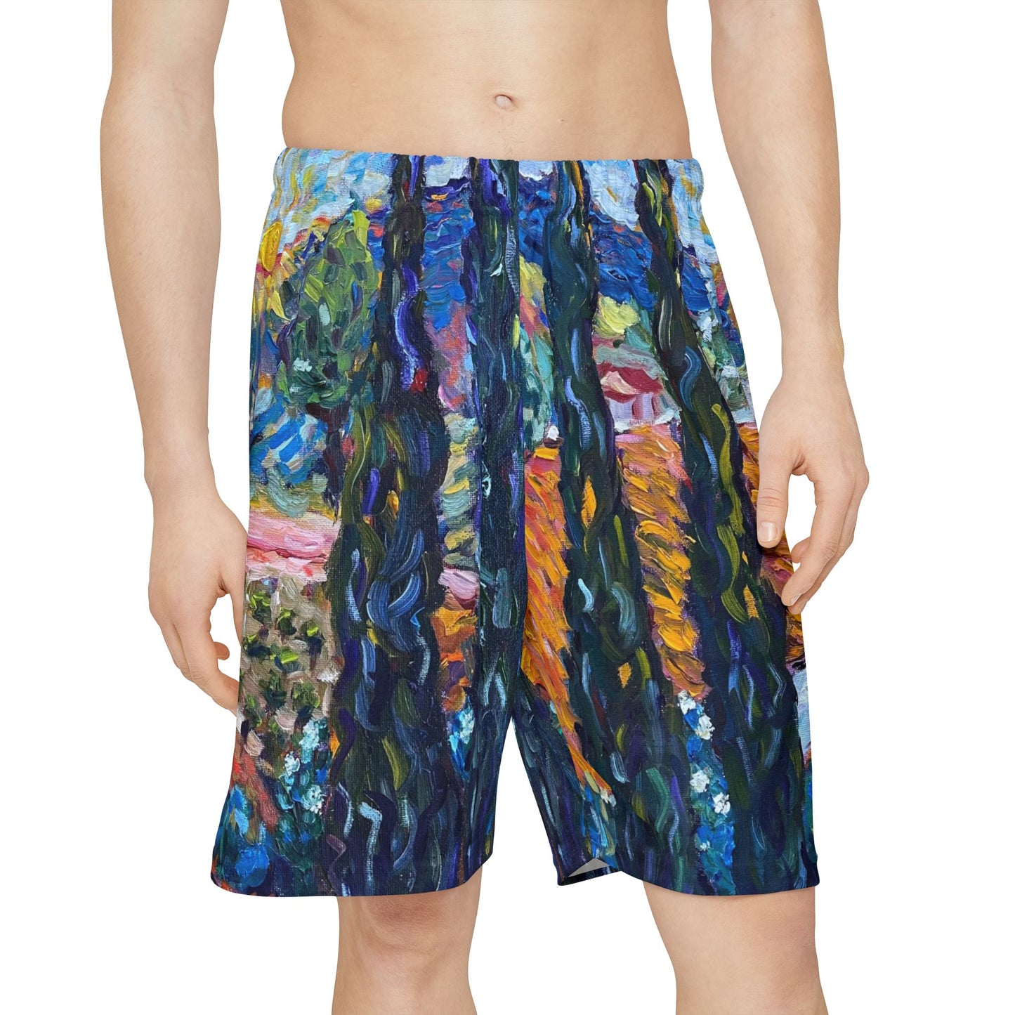 Men’s Sports Shorts -Sunny Cypresses-Temecula