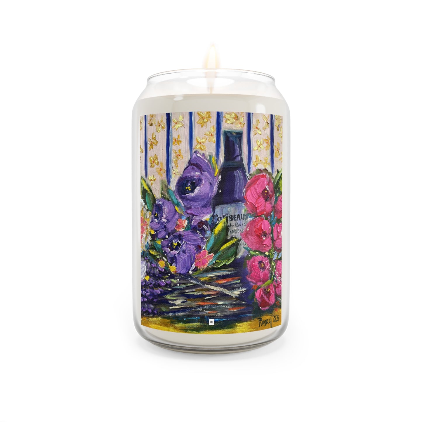 Scented Candle, 13.75oz-Corbeaux Wine and Lavender