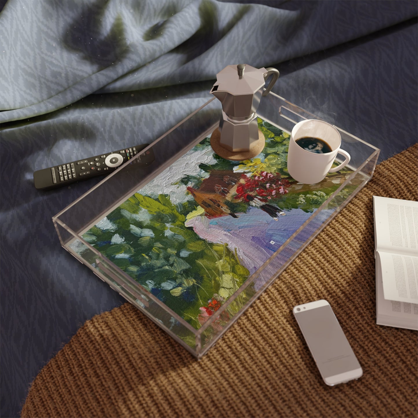 Acrylic Tray -Summer Stroll in Snowshill-Cotswolds