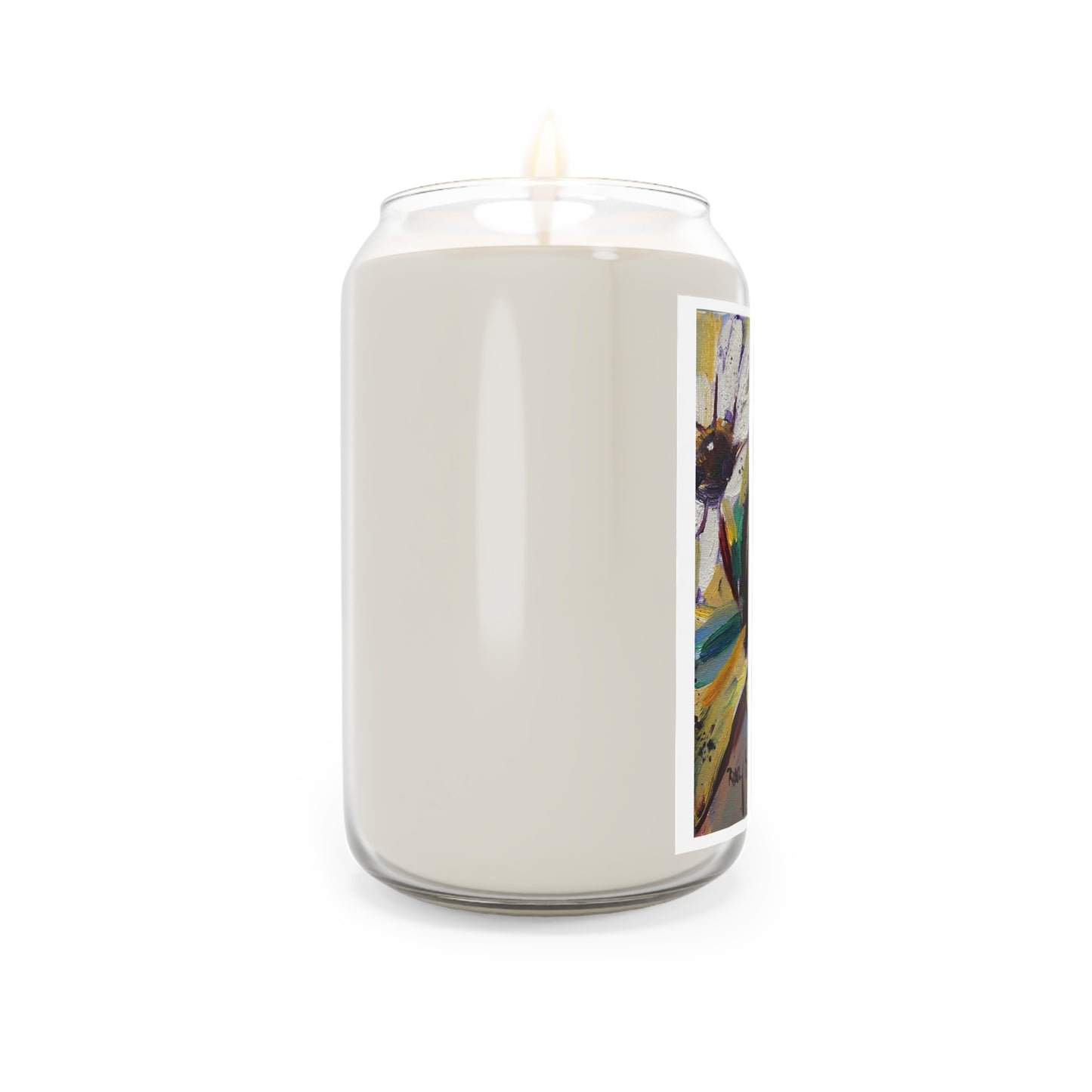 Scented Candle, 13.75oz-Stained Glass House Finch