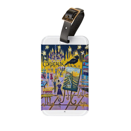Luggage Tag-Corbeaux Wine and Art After Dark