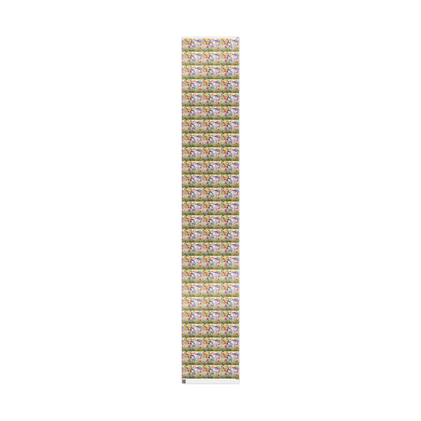 Hummingbird in a Tube Flower Garden (3 Sizes) Wrapping Papers