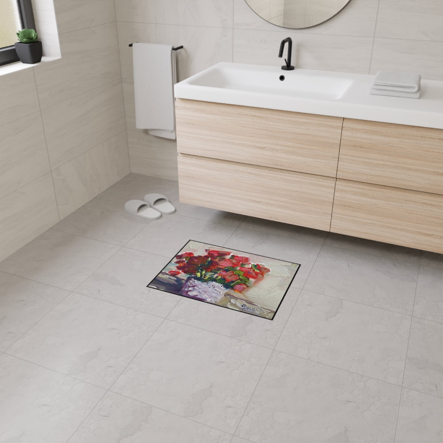Heavy Duty Floor Mat-Basket Blooms