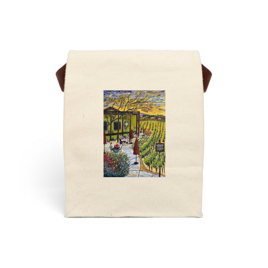 Lorenzi Estate Terrace Canvas Lunch Bag With Strap