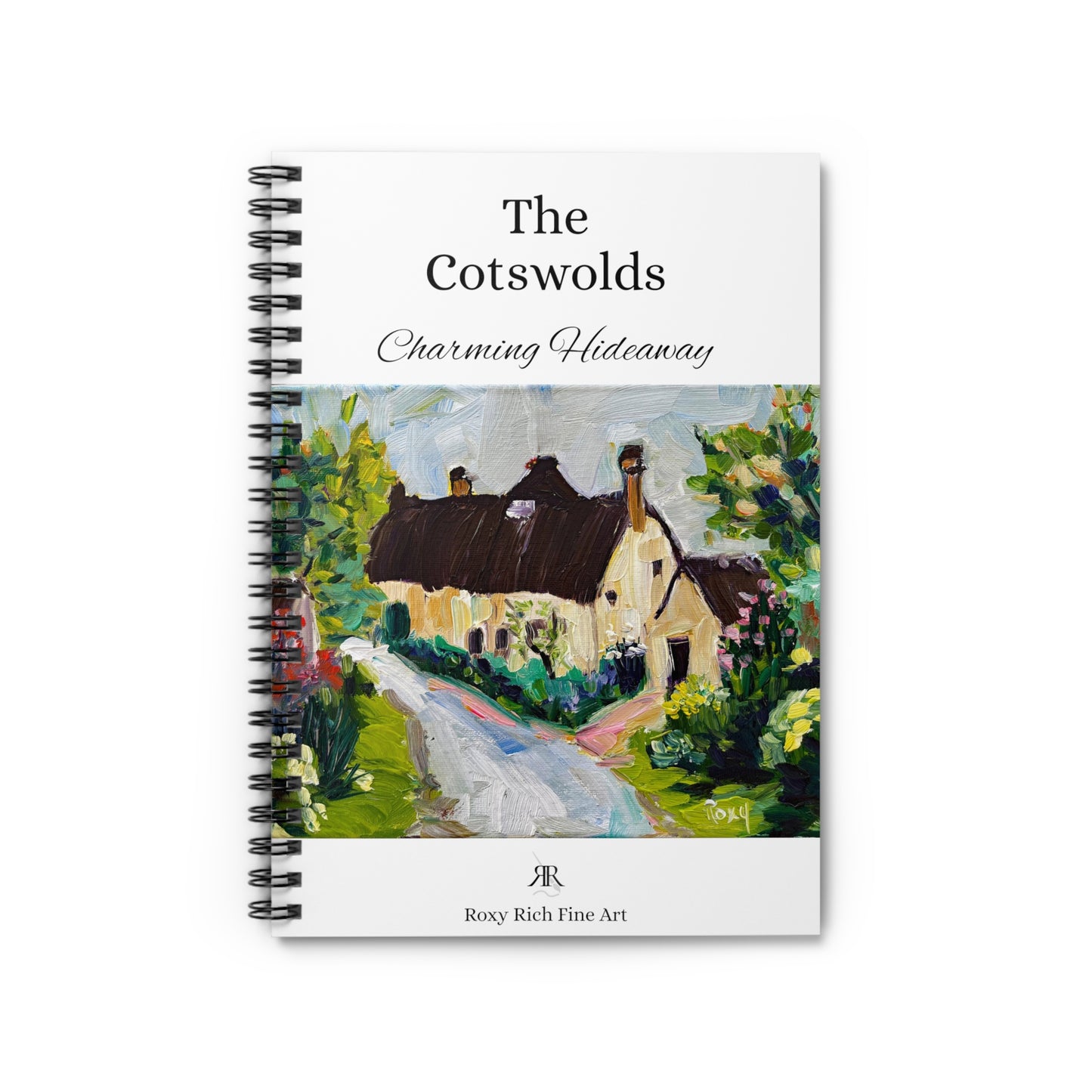 Charming Hideaway "The Cotswolds" Spiral Notebook