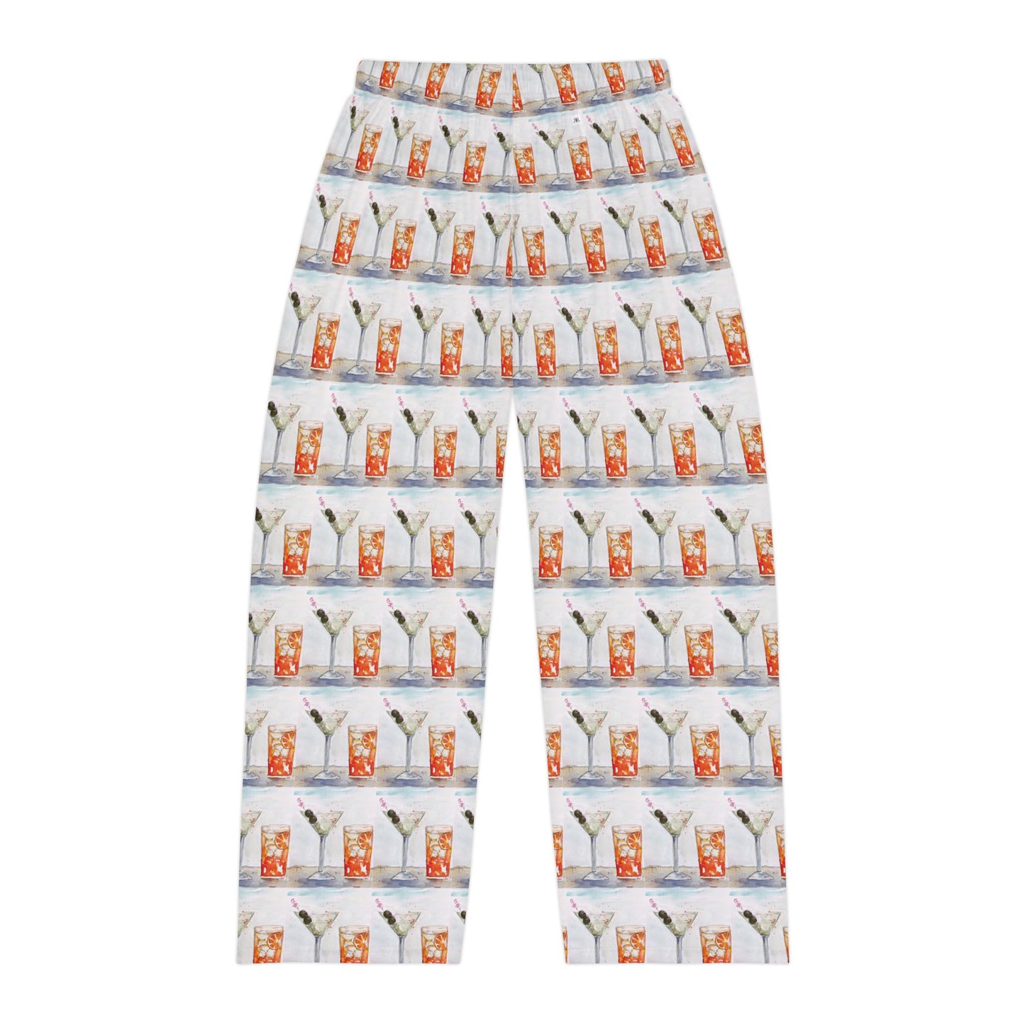 Men's Pajama Pants — Beach Cocktails Martini- Lounge Pants