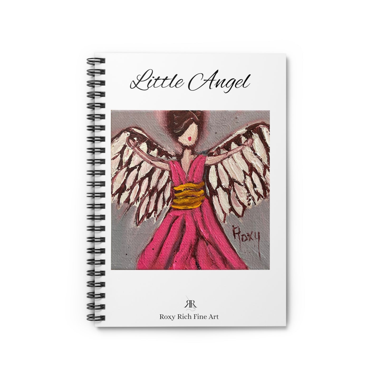 Little Angel " Pink Angel" Spiral Notebook