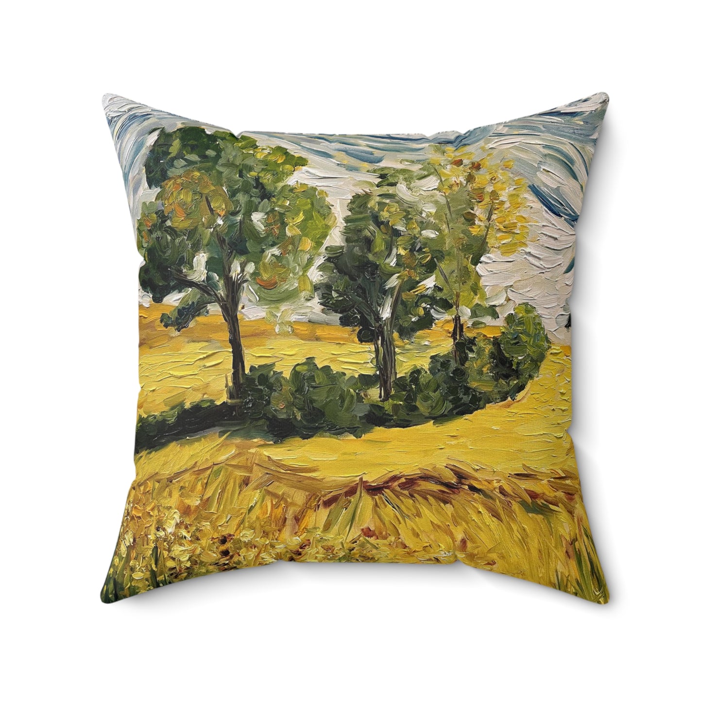 Sunny Day 2 Indoor Spun Polyester Square Pillow