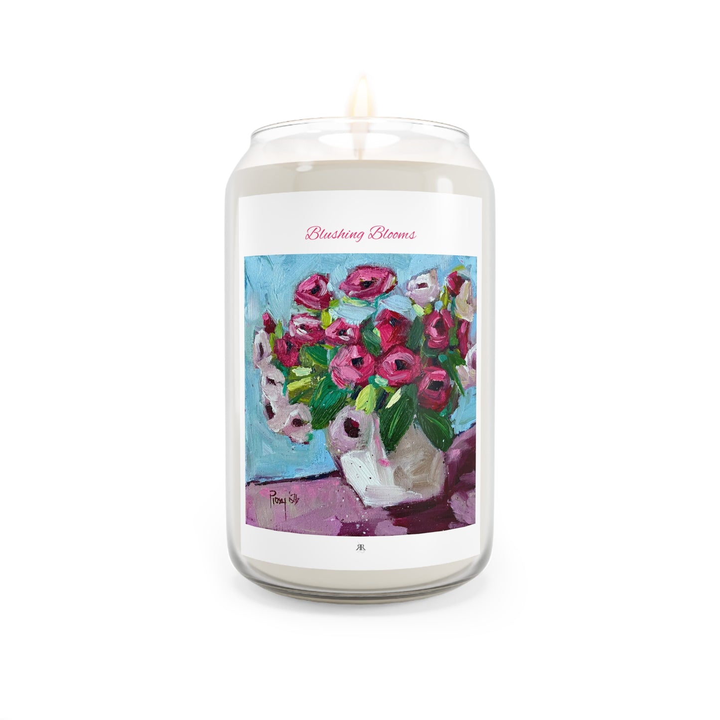 Scented Candle, 13.75oz-Blushing Blooms
