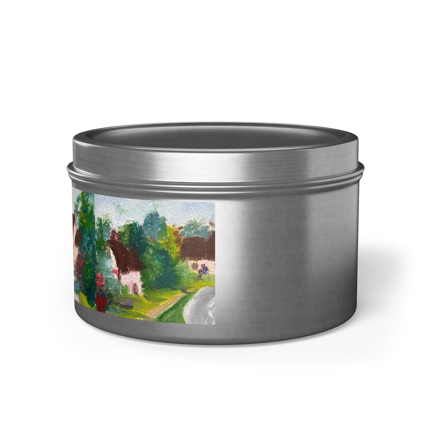 Little Cotswolds Village Tin Candle