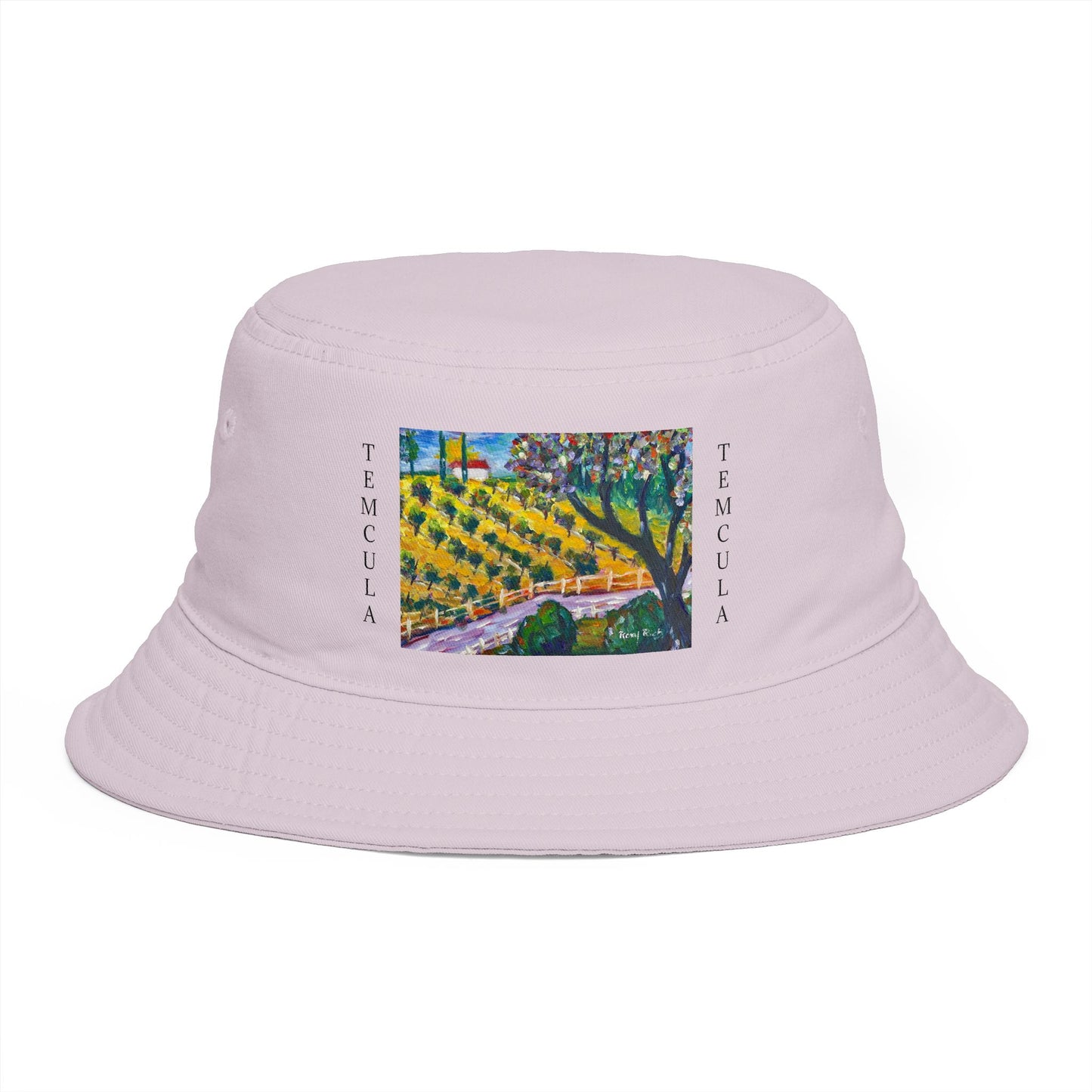 Roxy Rich Fine Art  Rancho California Road TEMECULA - Bucket Hat — Stylish Durable Travel Hat