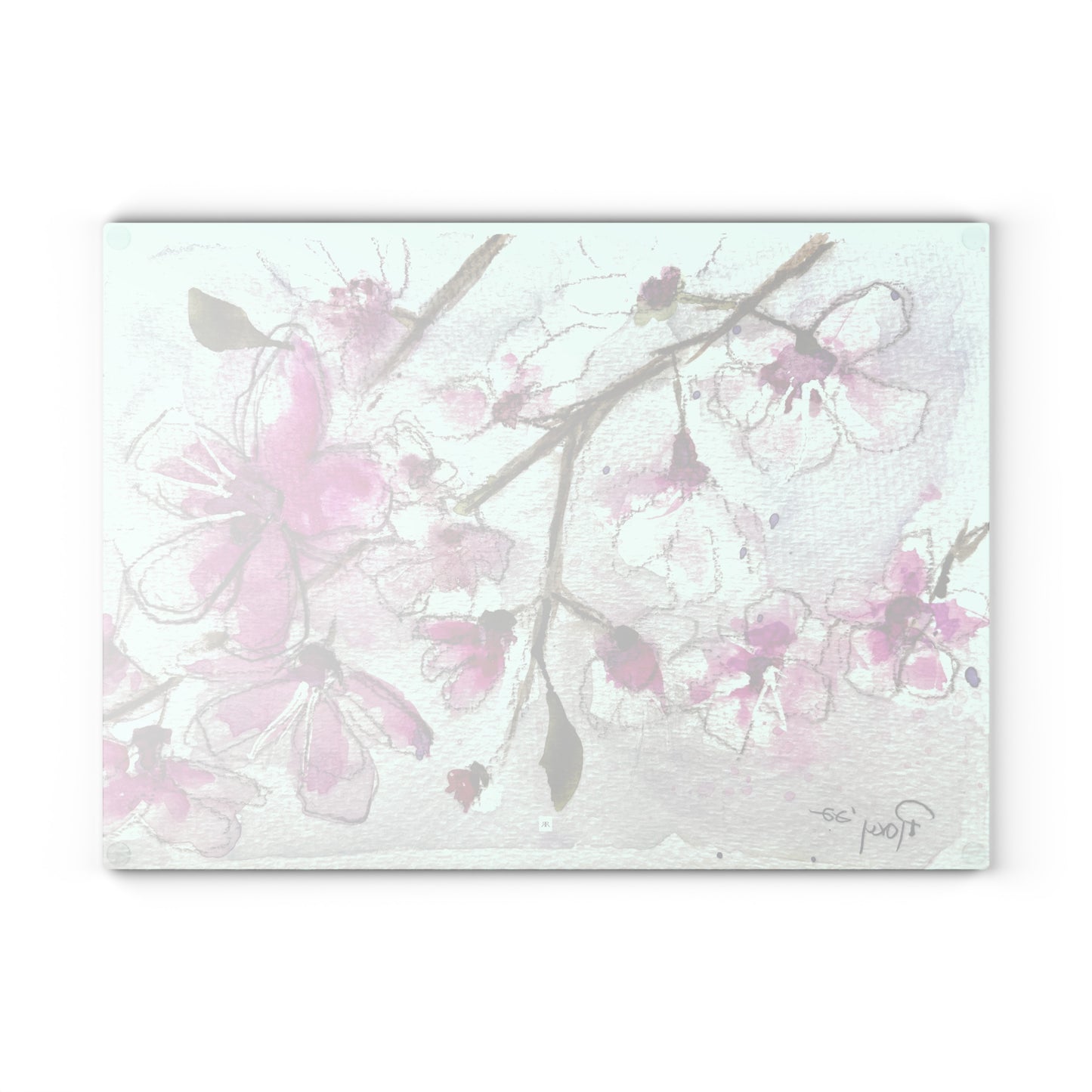 Cherry Blossoms Cutting Board