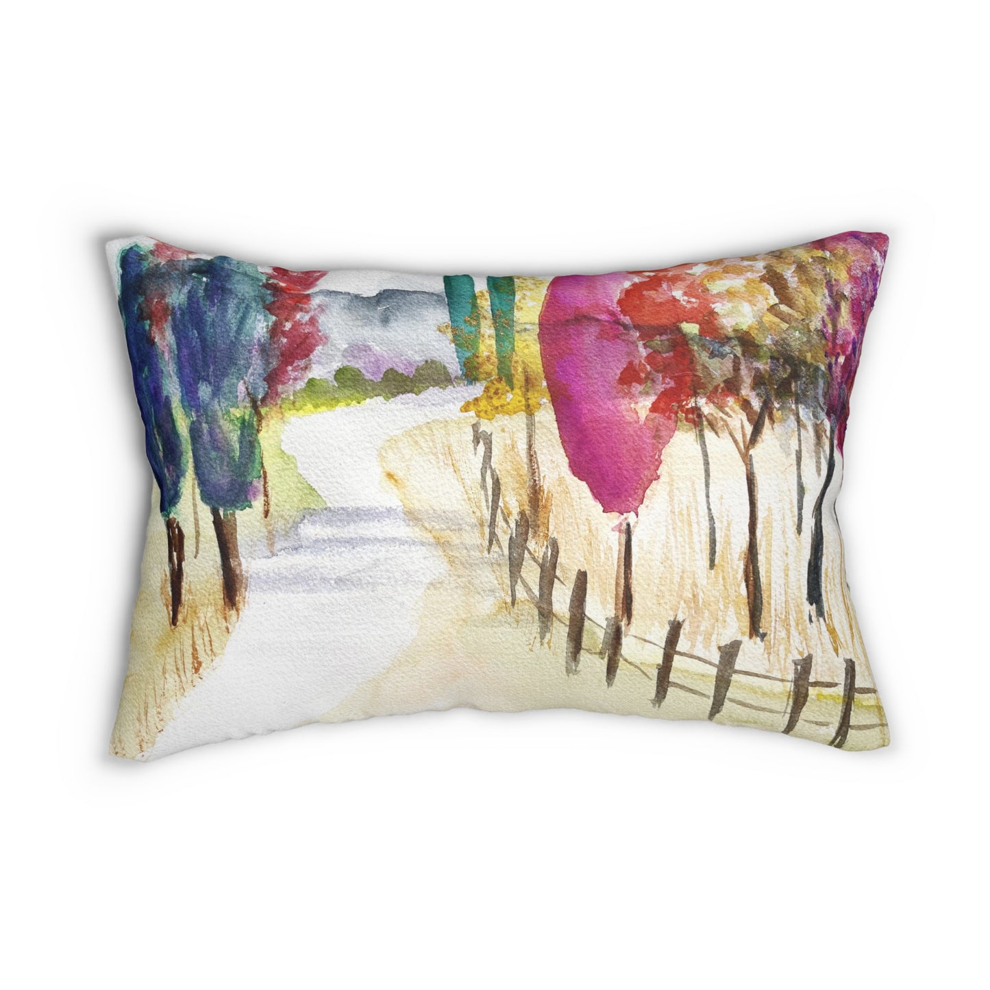 Coussin lombaire route sinueuse