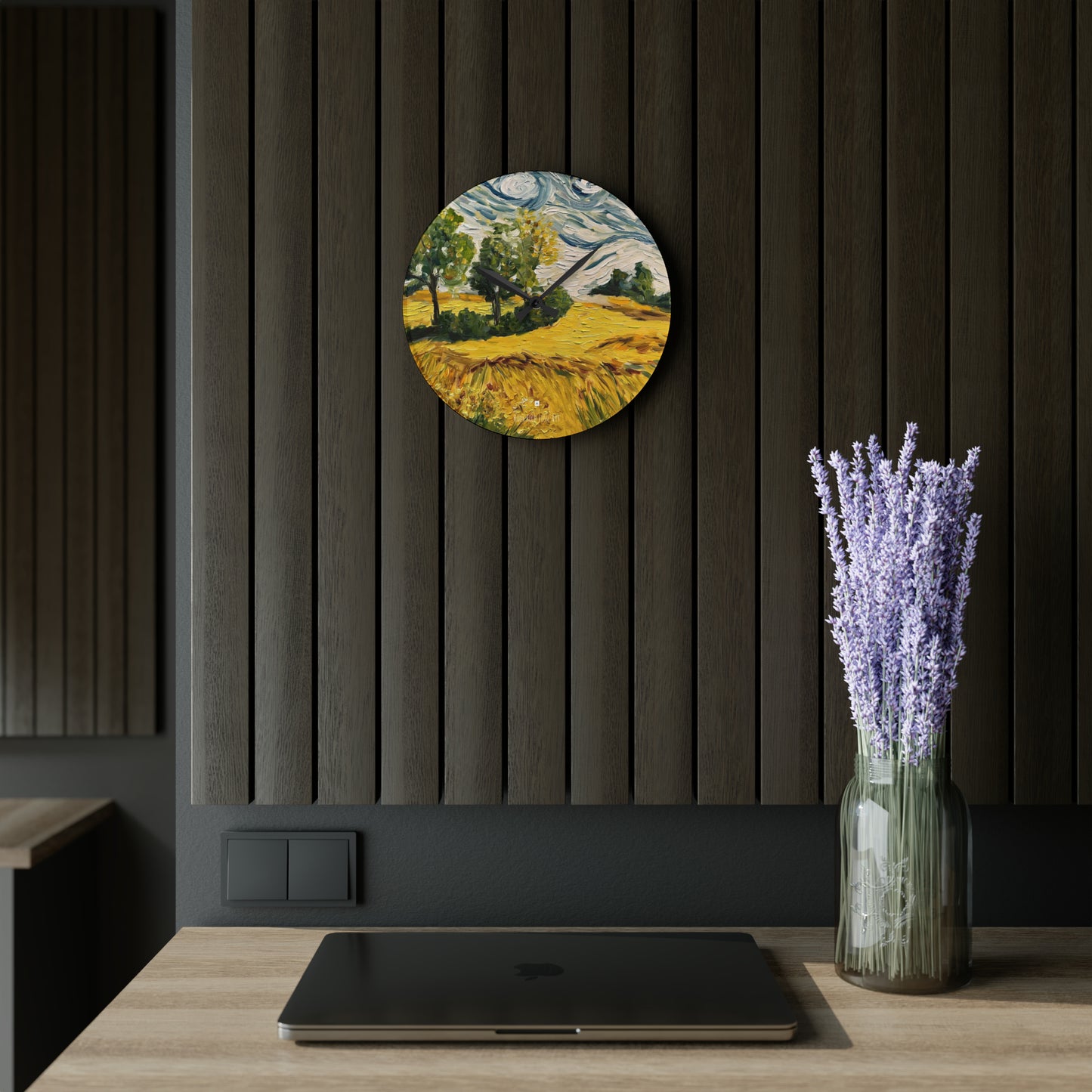 Sunny Day Acrylic Wall Clock