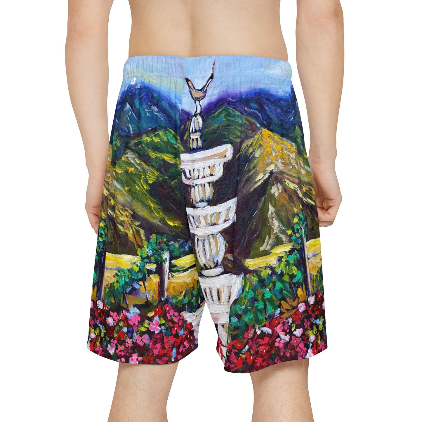 Men’s Sports Shorts - Fountain Vista-GBV