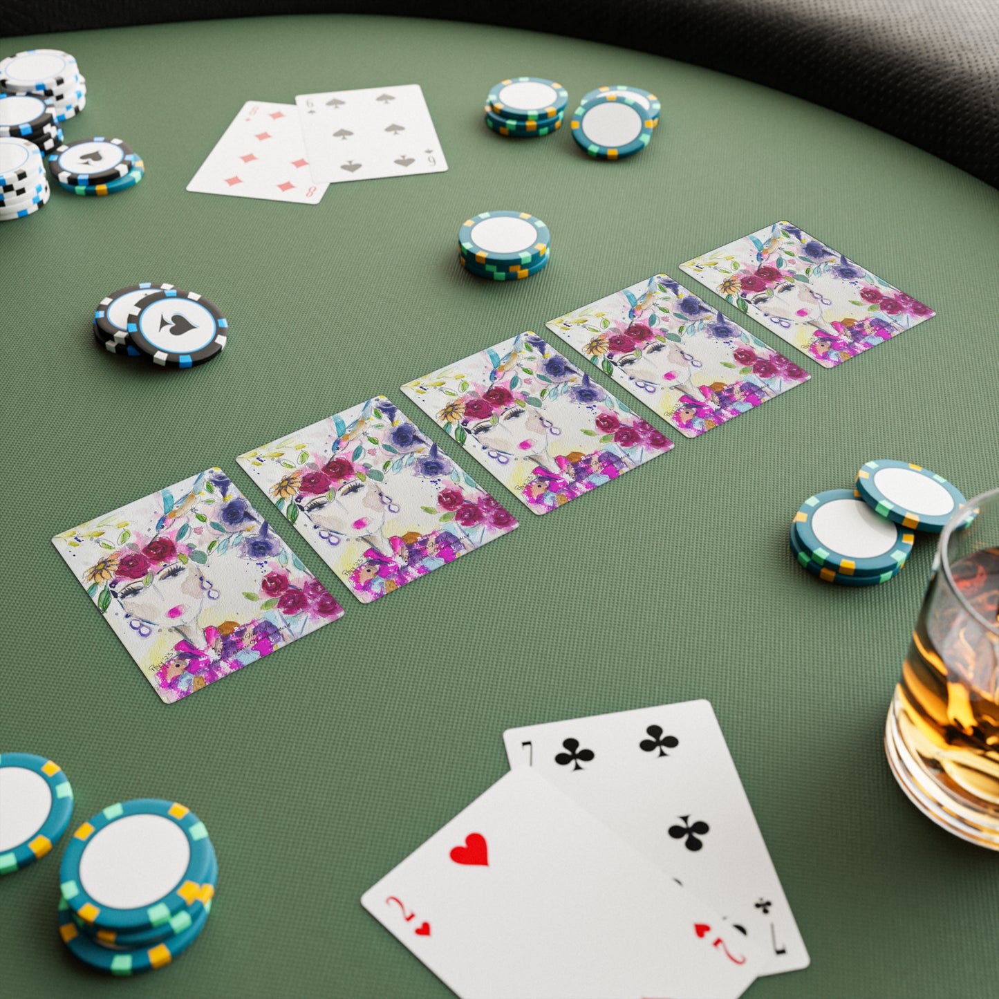 Cartes de poker/cartes à jouer Colibri Haute Couture