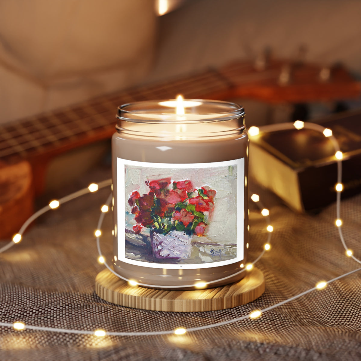 Scented Candle 9oz-Basket Blooms