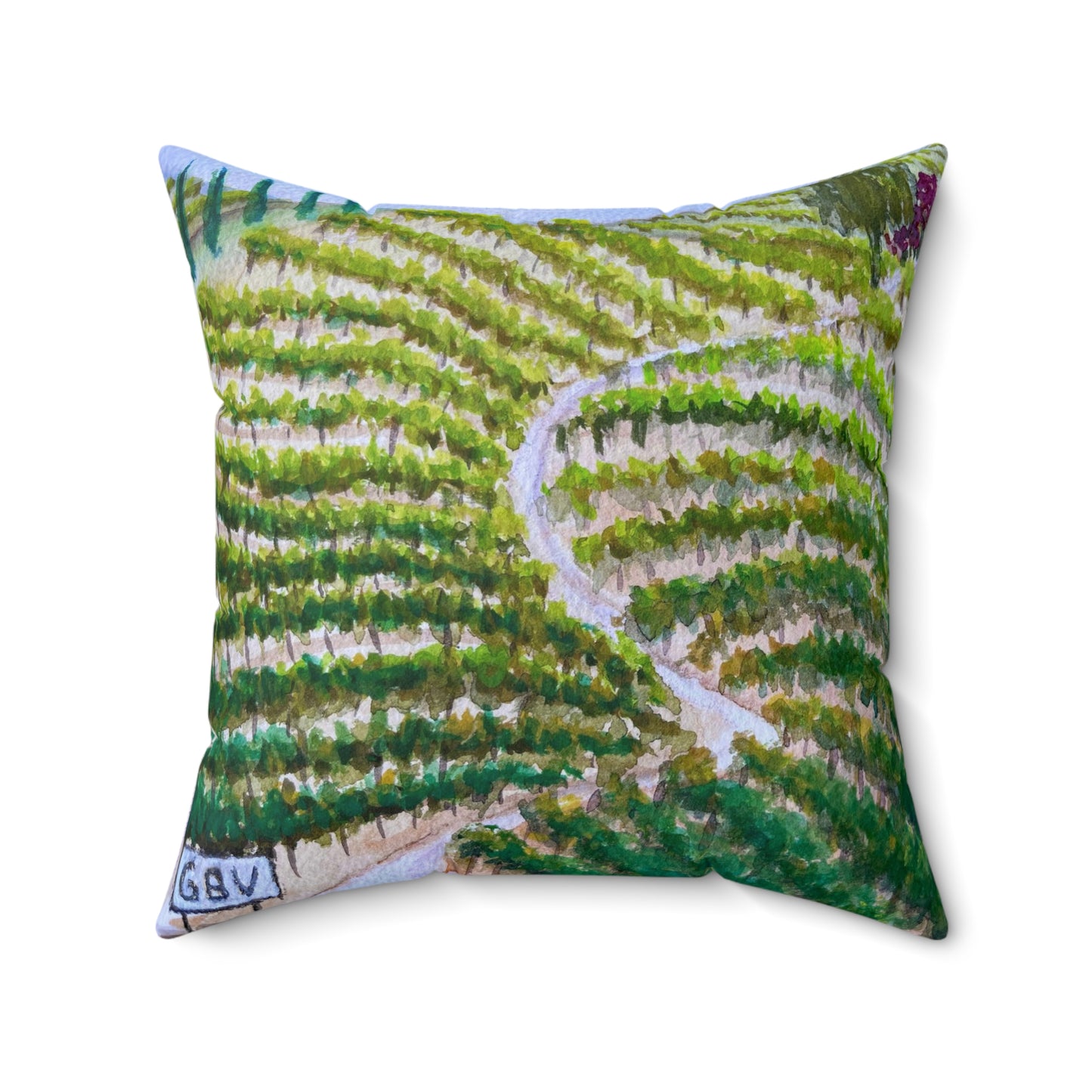 Road to the Villa GBV  Indoor Spun Polyester Square Pillow