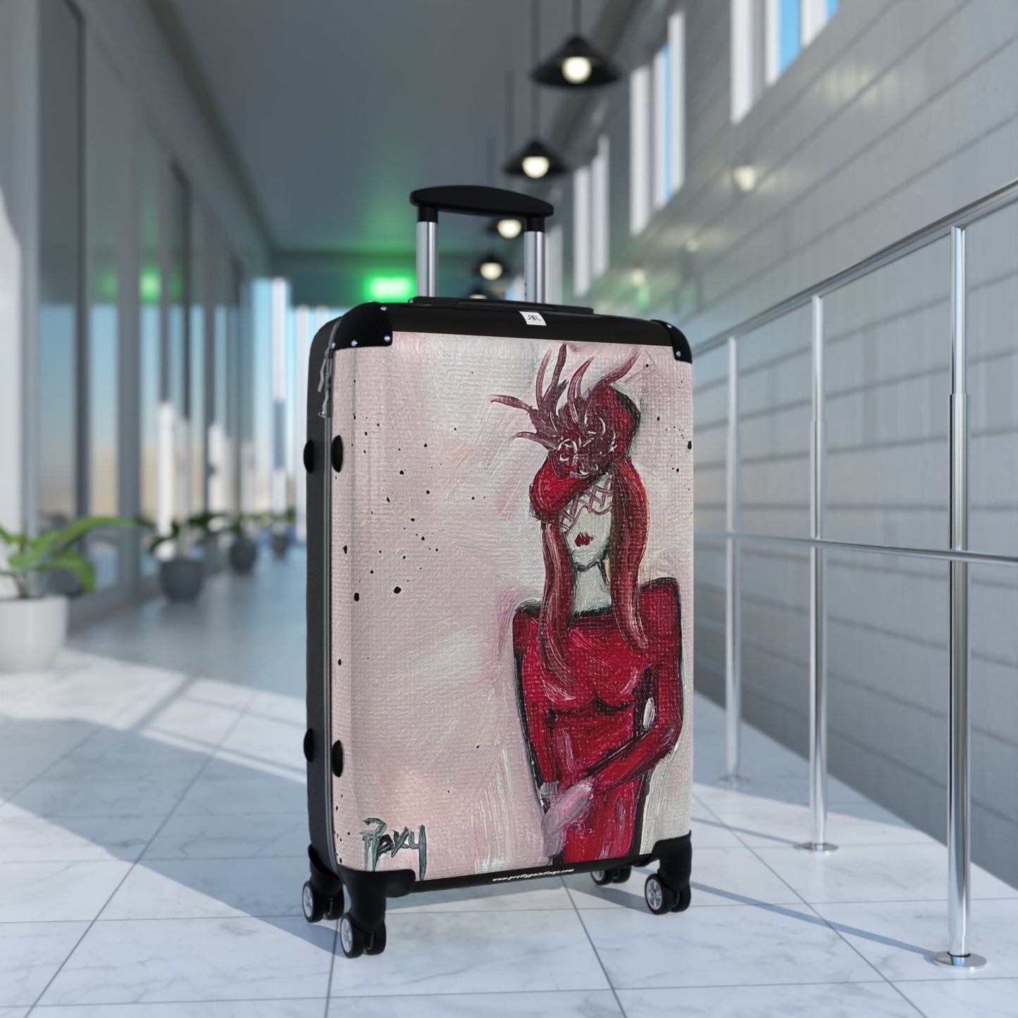 Fascinant en Valise Rouge (Carry On + 2 Tailles)