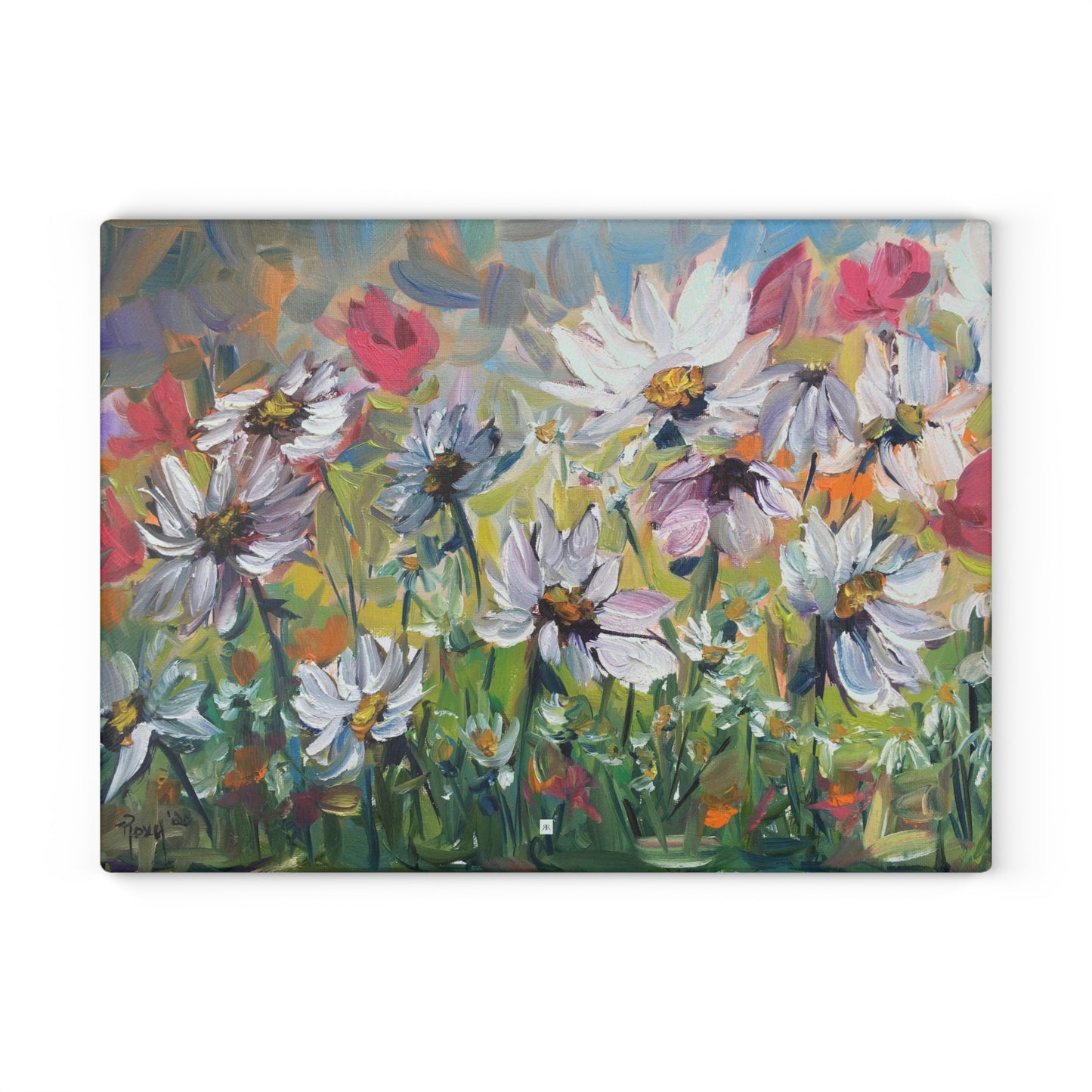 Abstract Daisy Garden Cutting Board