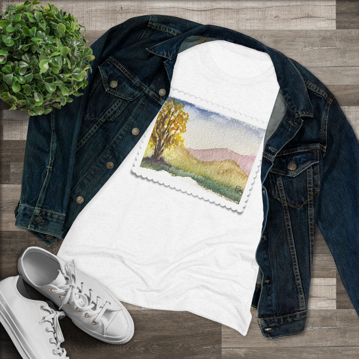 Cottonwood- Women's fitted Triblend Tee  tee shirt