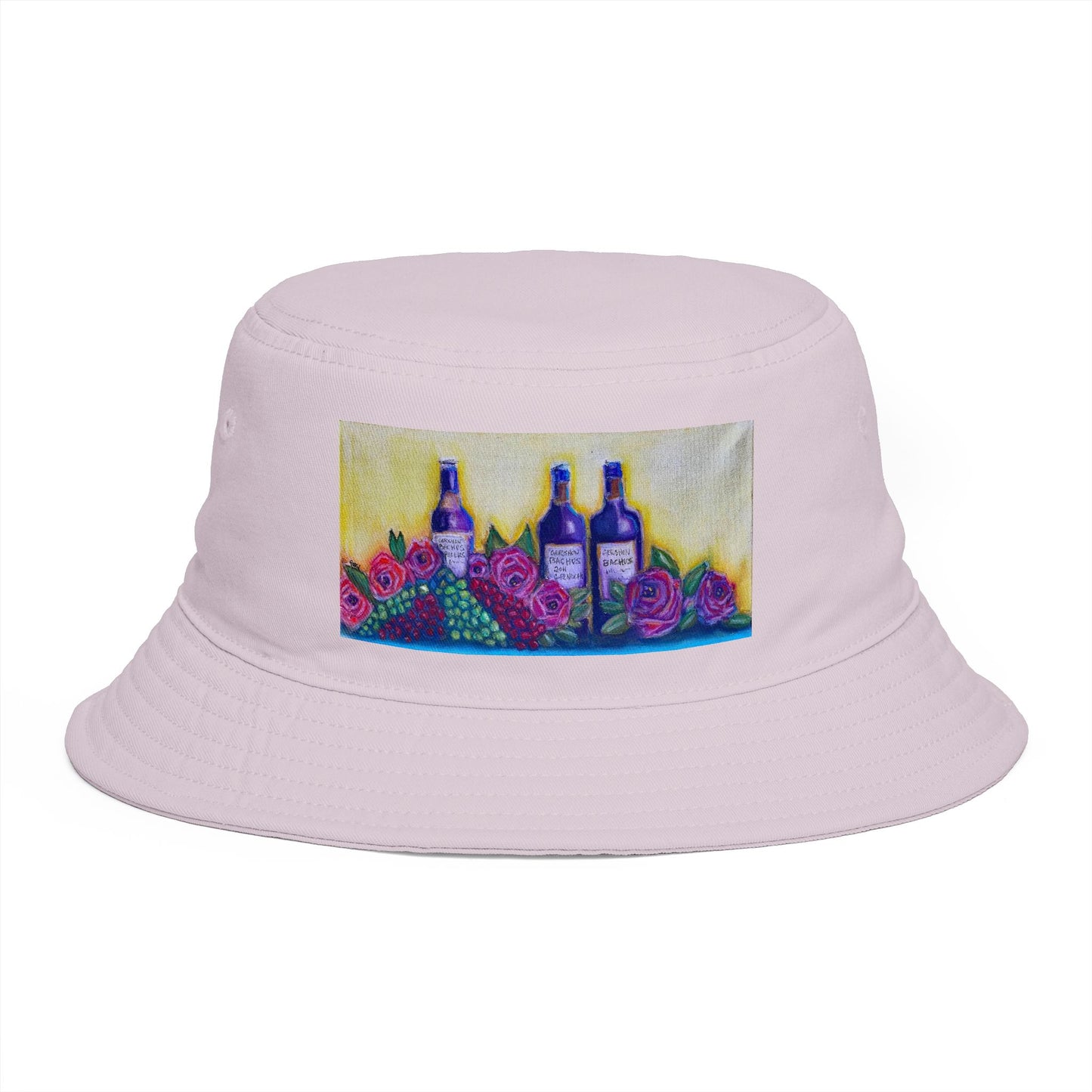 Roxy Rich Fine Art -GBV Wine and Roses - Stylish Durable Bucket Hat