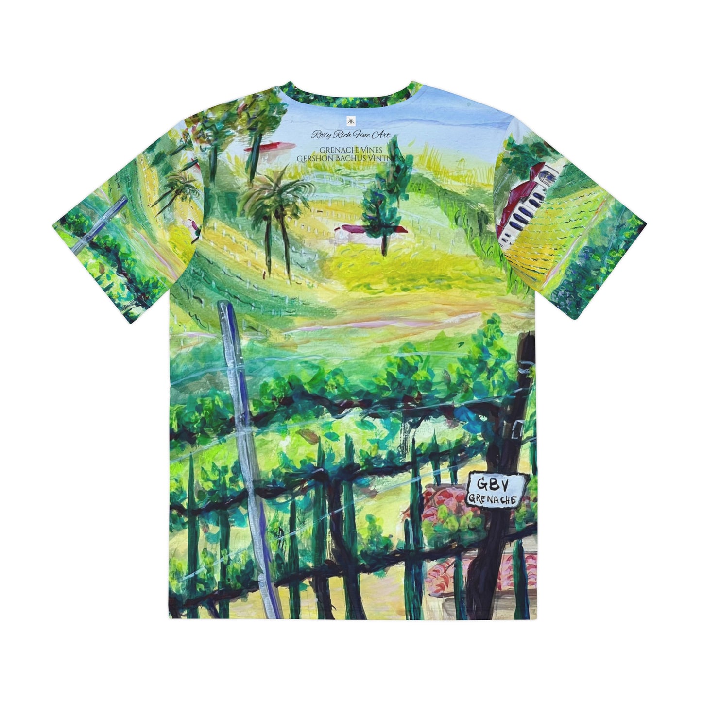 Men's Poly Tee - Grenache Vines- GBV