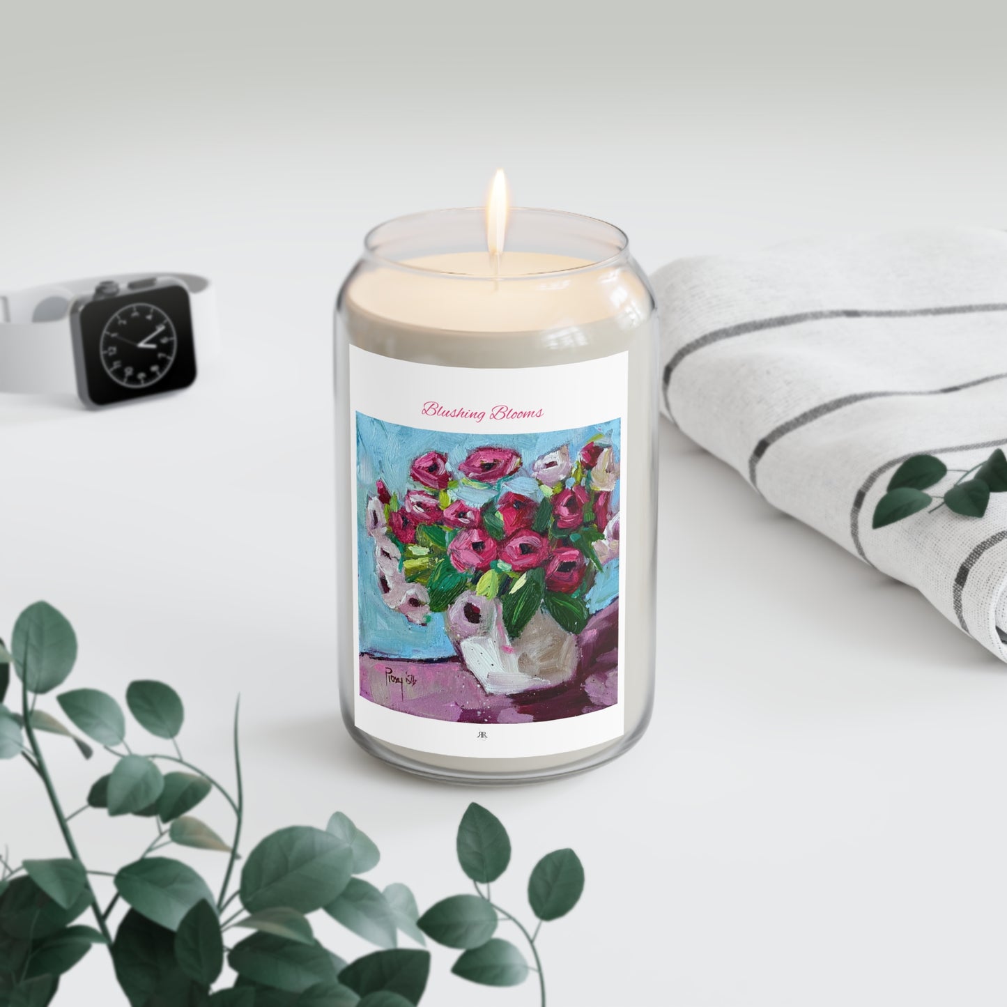 Scented Candle, 13.75oz-Blushing Blooms