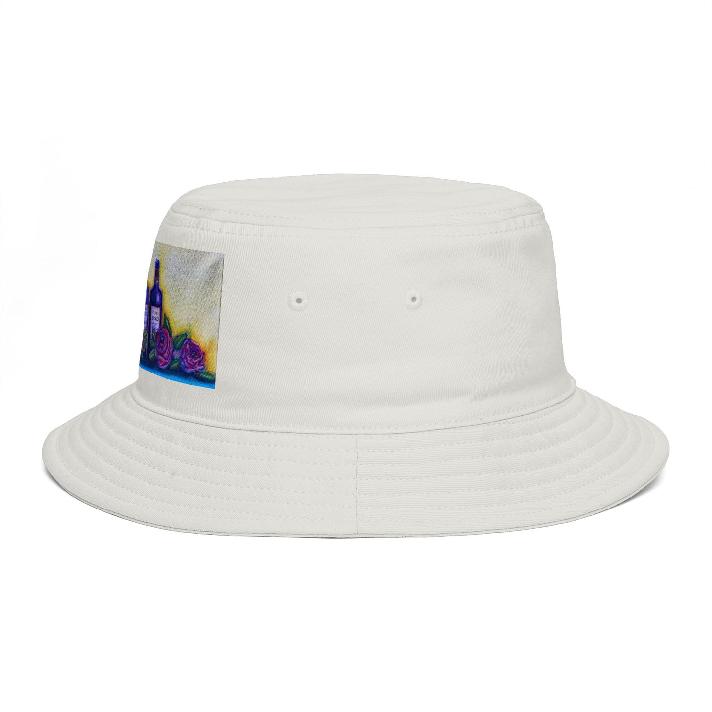 Roxy Rich Fine Art -GBV Wine and Roses - Stylish Durable Bucket Hat