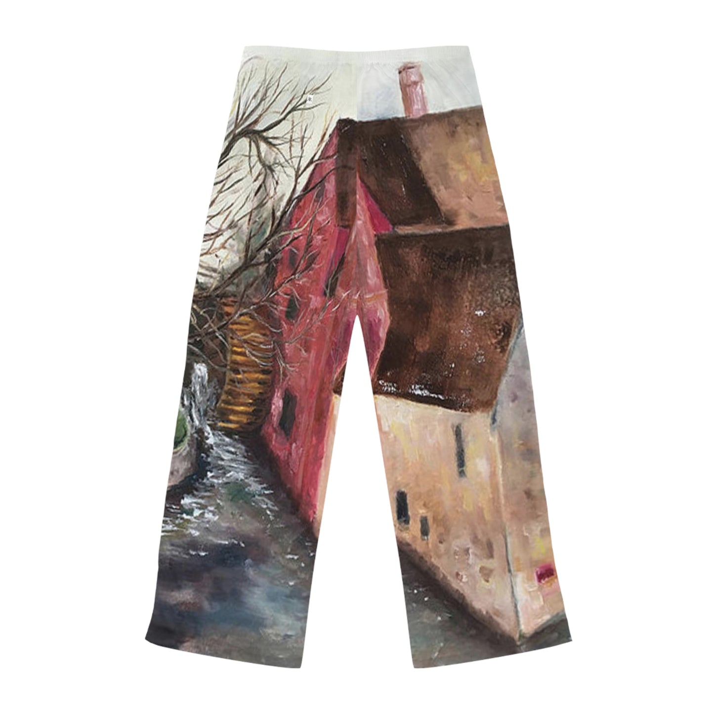 Pajama Pants - The Old Mill Lower Slaughter Cotswolds- Women's Pajama Pants