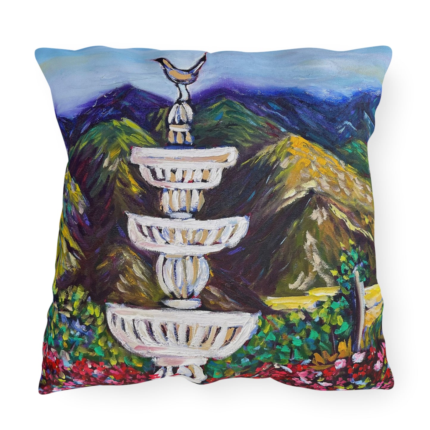 Fountain Vista at GBV Outdoor Pillows