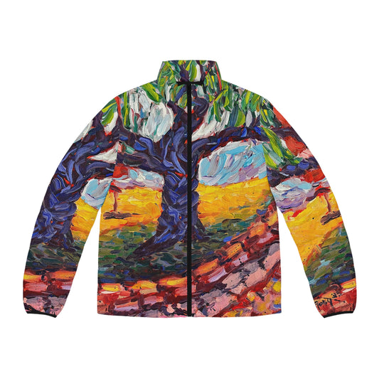 Men's Puffer Jacket - Roxy Rich Art-Anchor Tree at Lorenzi