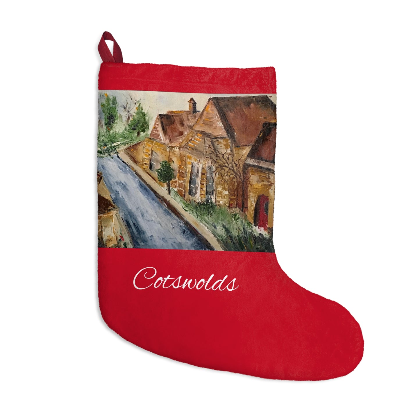 Golden Stone Broadway Cotswolds Christmas Stocking