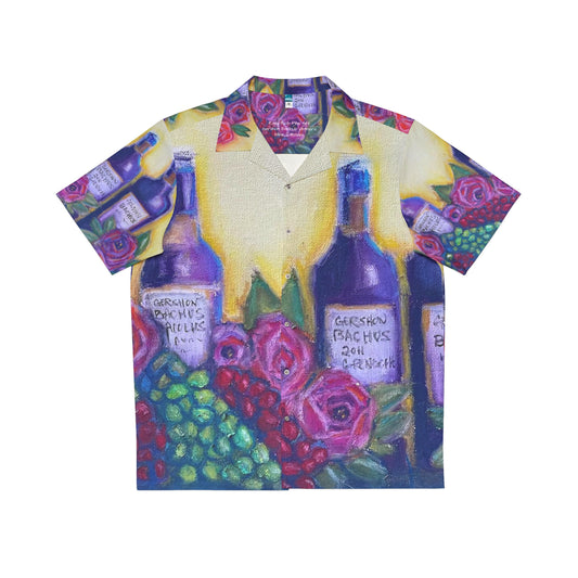 Chemise hawaïenne pour hommes Wine and Roses GBV