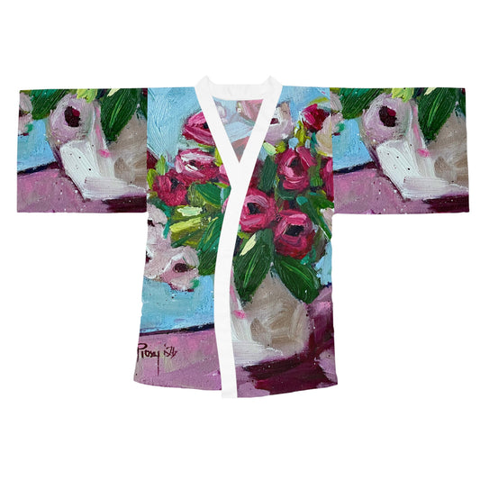 Kimono Robe-Blushing Blooms --Romantic Gift for Her