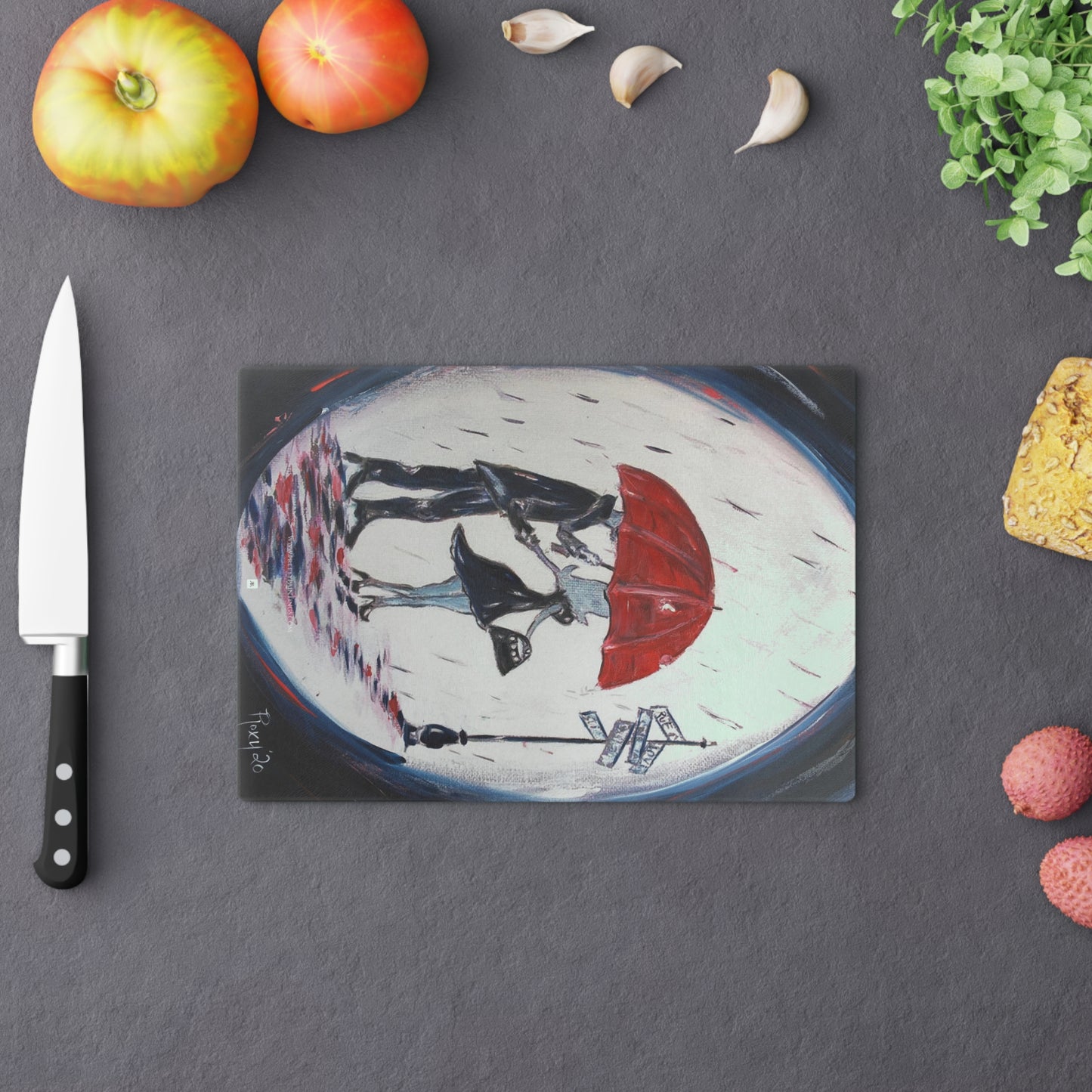 The Gentleman Glass Cutting Board