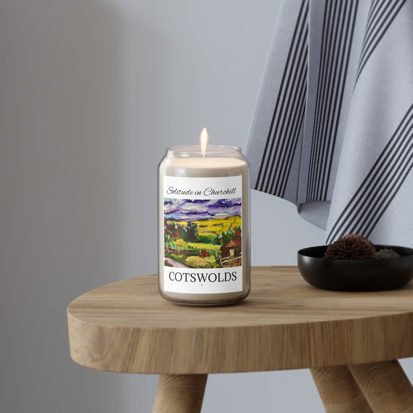 Scented Candle, 13.75oz-Solitude in Churchill- Cotswolds