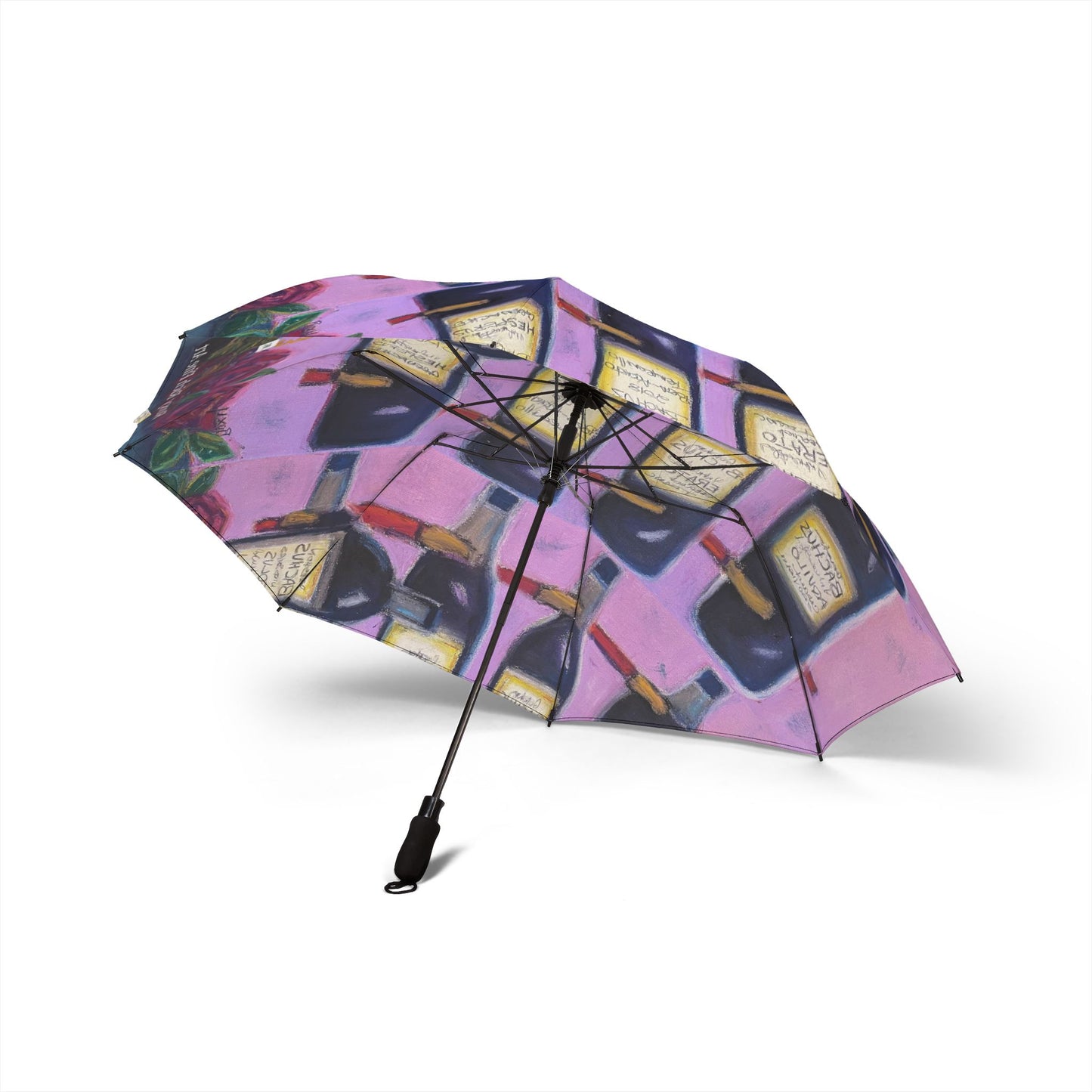 Umbrella-  Bachus Reserves-GBV Wine Rack and Roses