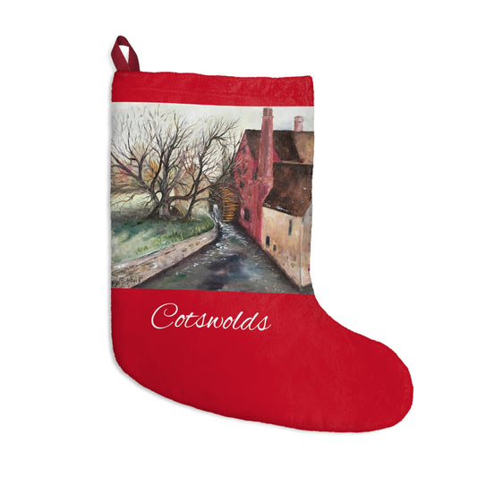 The Old Mill Lower Slaughter Cotswolds Christmas Stocking