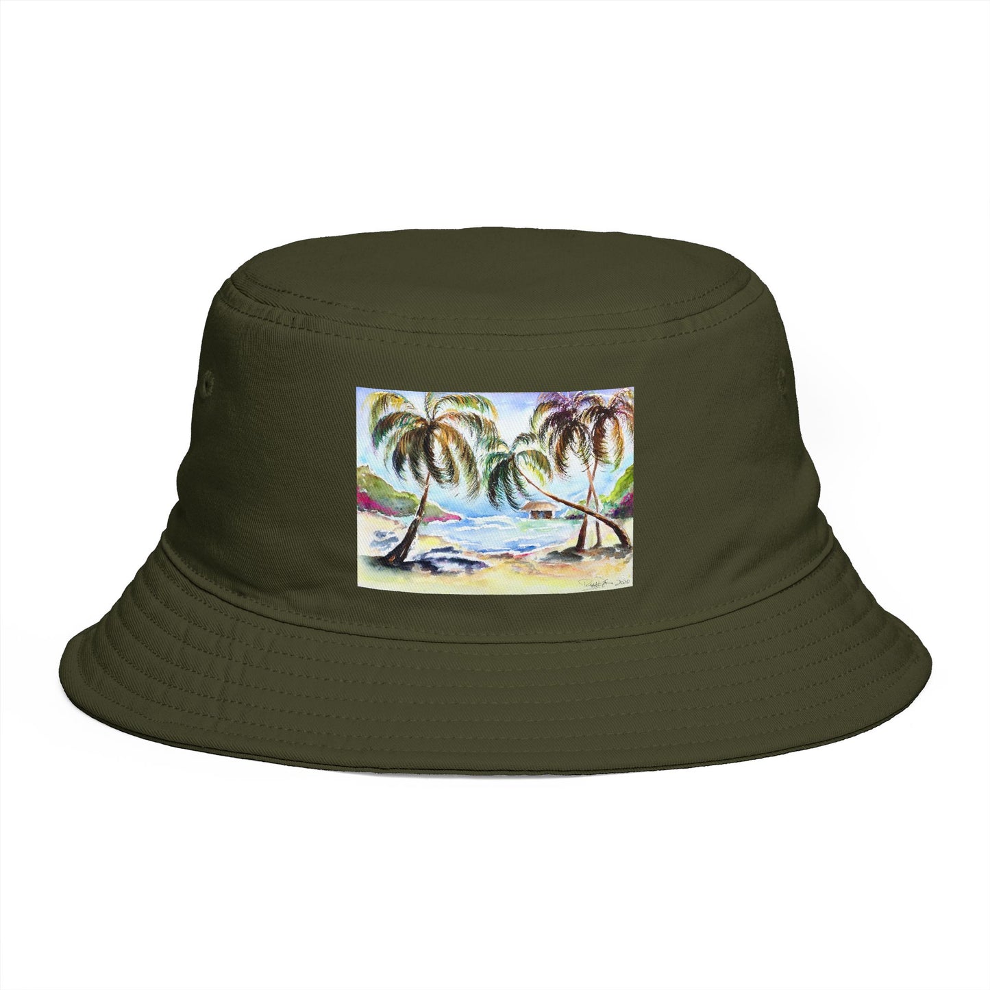 Roxy Rich Fine Art -Hawaii Awaits - Stylish Durable Bucket Hat