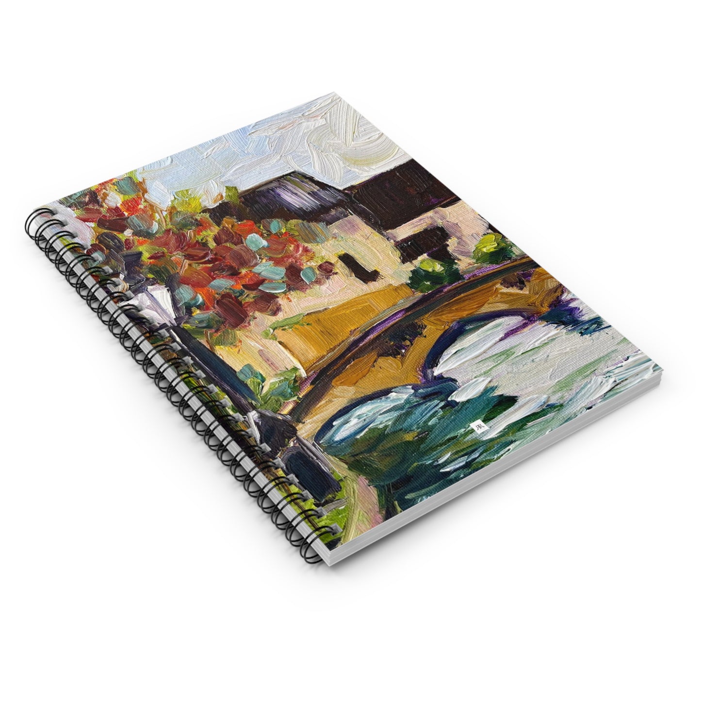 Autumn in Bourton on the Water Cotswolds Spiral Notebook
