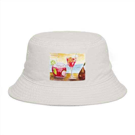 Roxy Rich Fine Art Summer Cocktails - Stylish Durable Bucket Hat