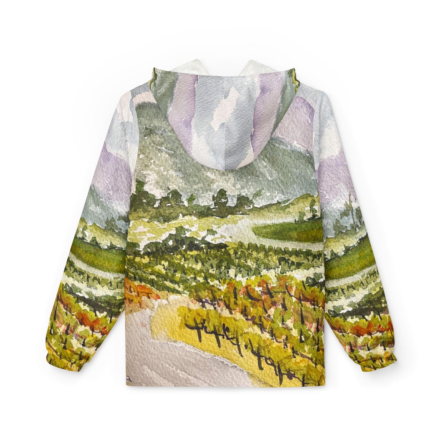 Lightweight Windbreaker Jacket — Road Down from the Villa-GBV