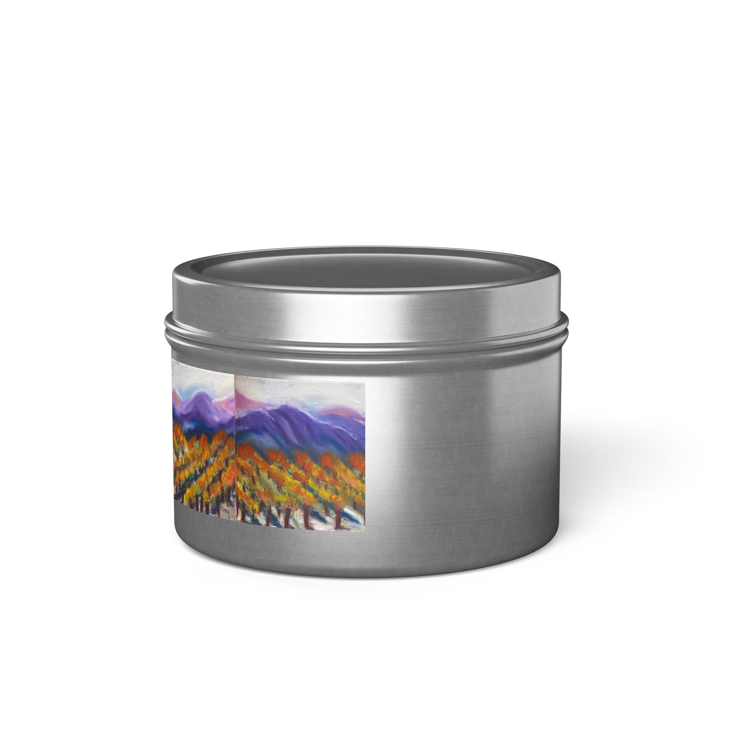 Misty Vines Wine Country Tin Candle