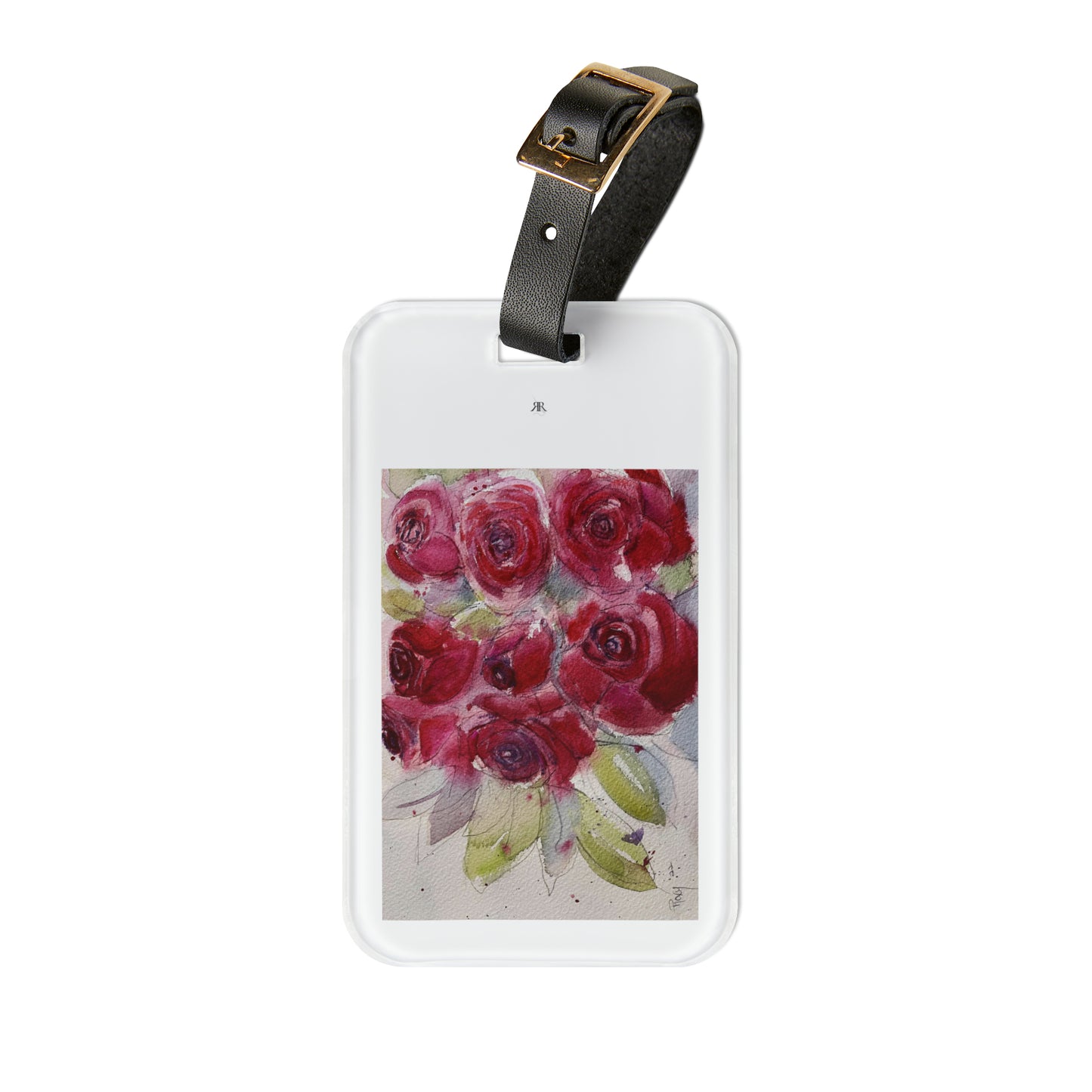 Red Roses Luggage Tag