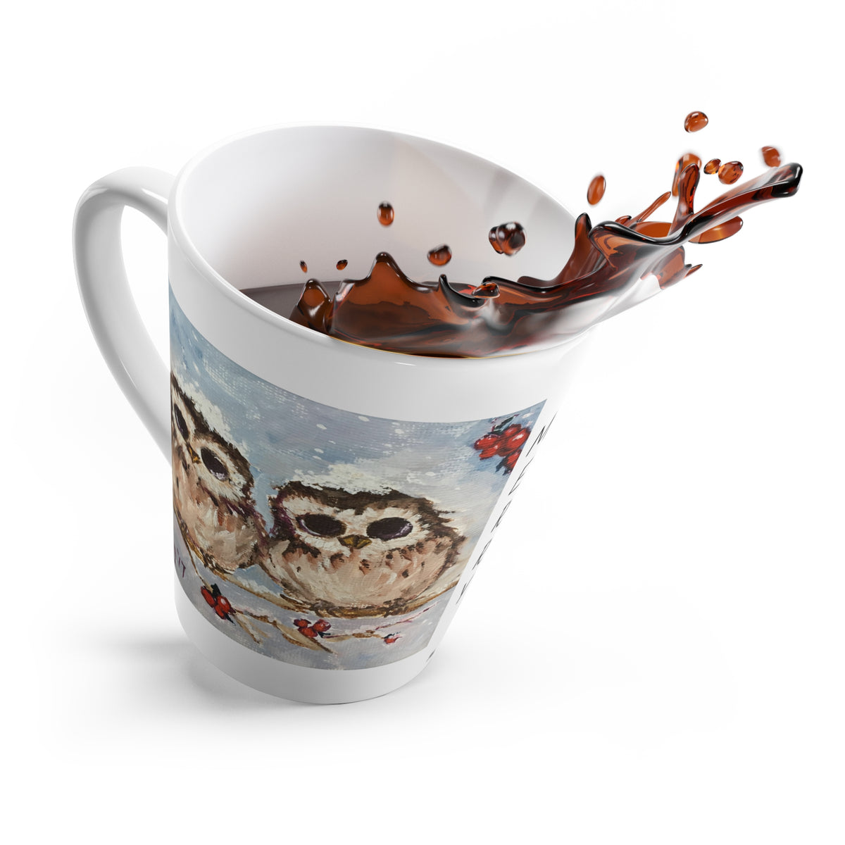 Mug - Merry Adorable Owl Chicks -Made in and Ships from USA